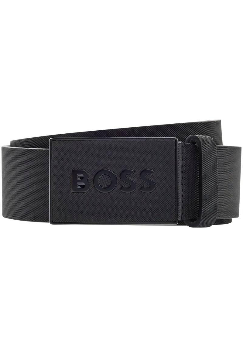 BOSS Ledergürtel »Boss_Icon-S1_Sz40«, mit BOSS-Logo-Prägung auf der Koppelschliesse von Boss