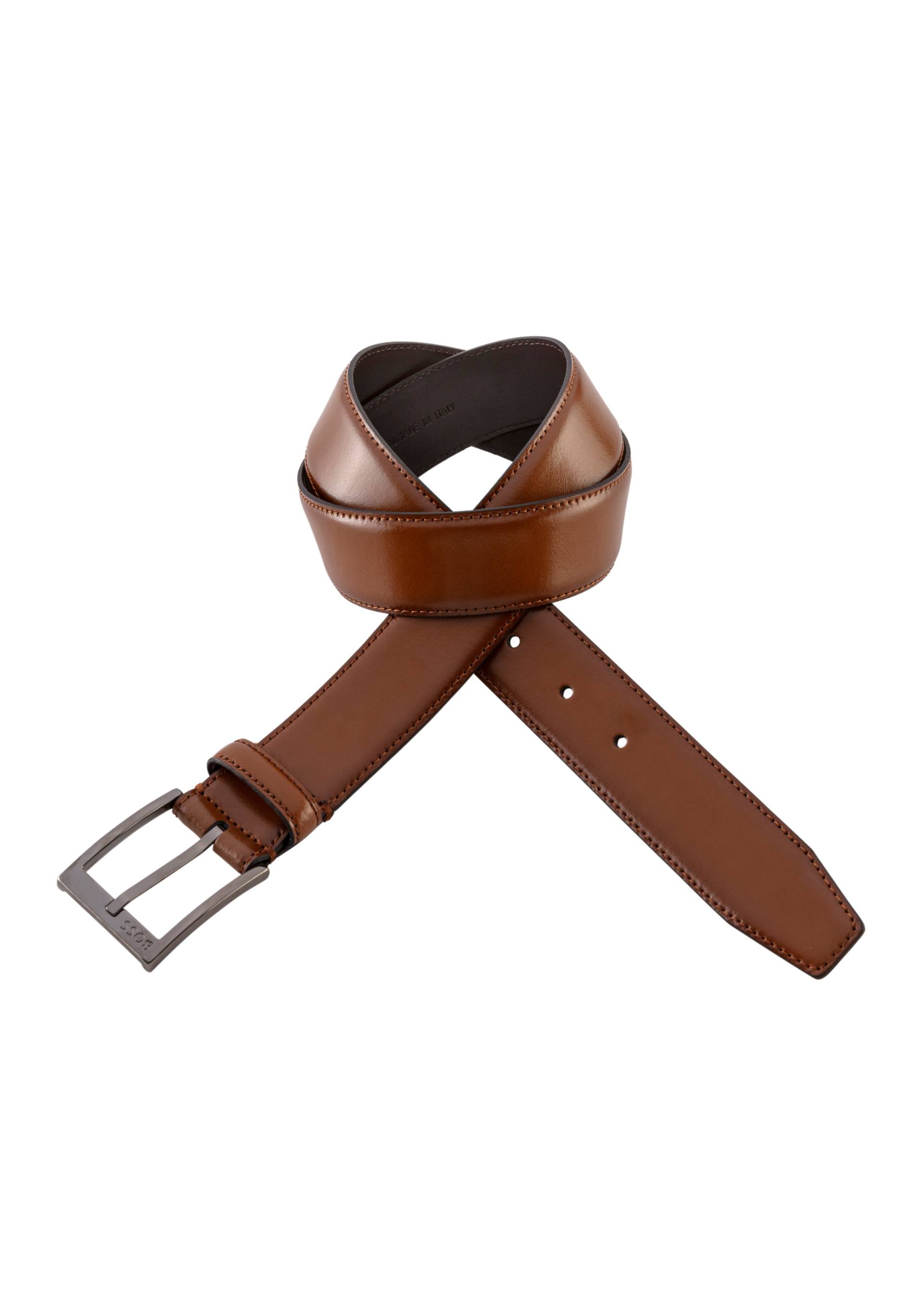 BOSS Ledergürtel »Elloy-Tx-St_Sz35«, mit BOSS Prägung in der Schliesse BOSS Ledergürtel »Elloy-Tx-St_Sz35«, mit BOSS Prägung in der Schliesse von Boss