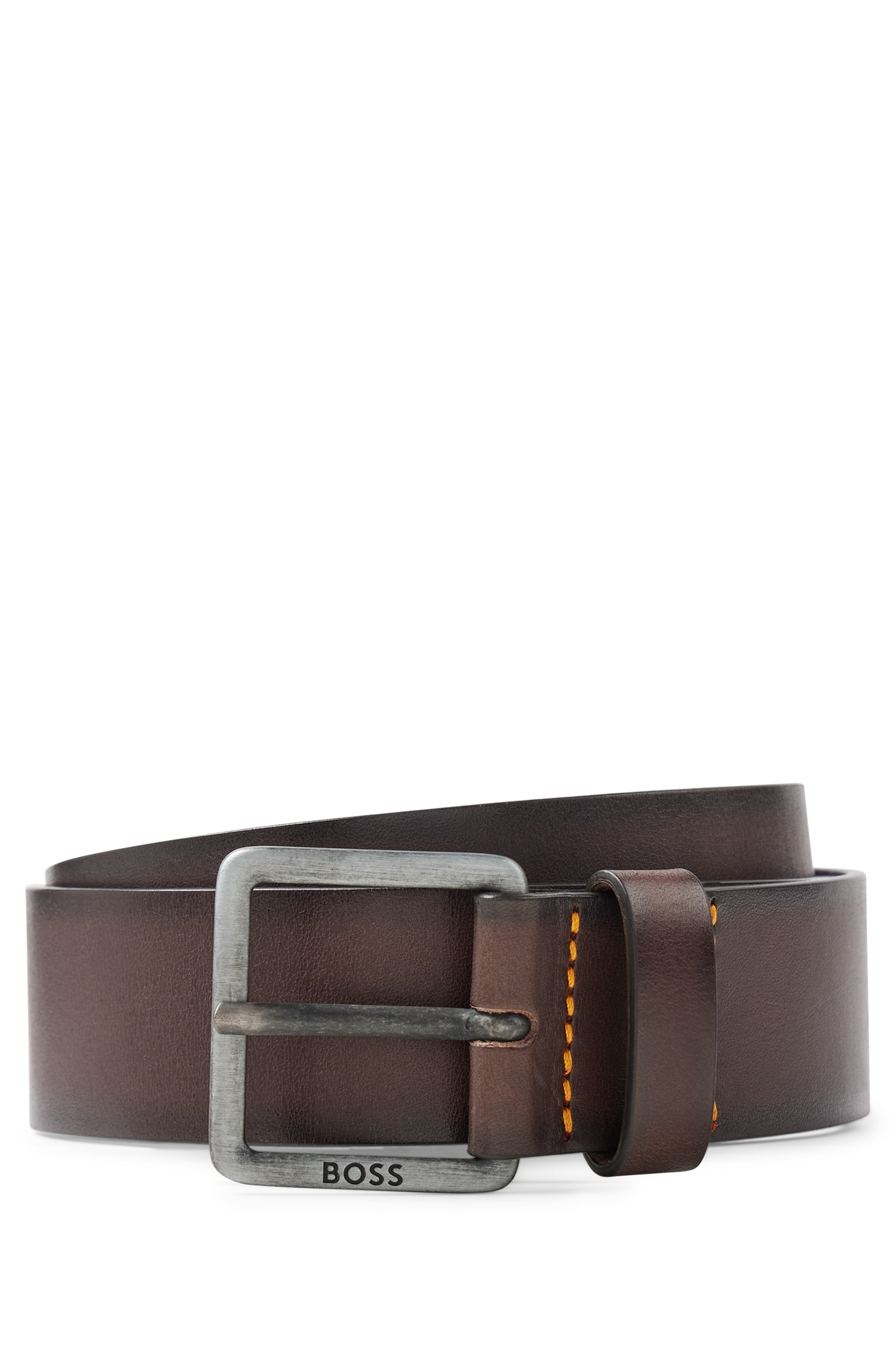 BOSS Ledergürtel »Jeeko_Sz40«, mit BOSS Logo-Schriftzug auf der Schliesse BOSS Ledergürtel »Jeeko_Sz40«, mit BOSS Logo-Schriftzug auf der Schliesse von Boss