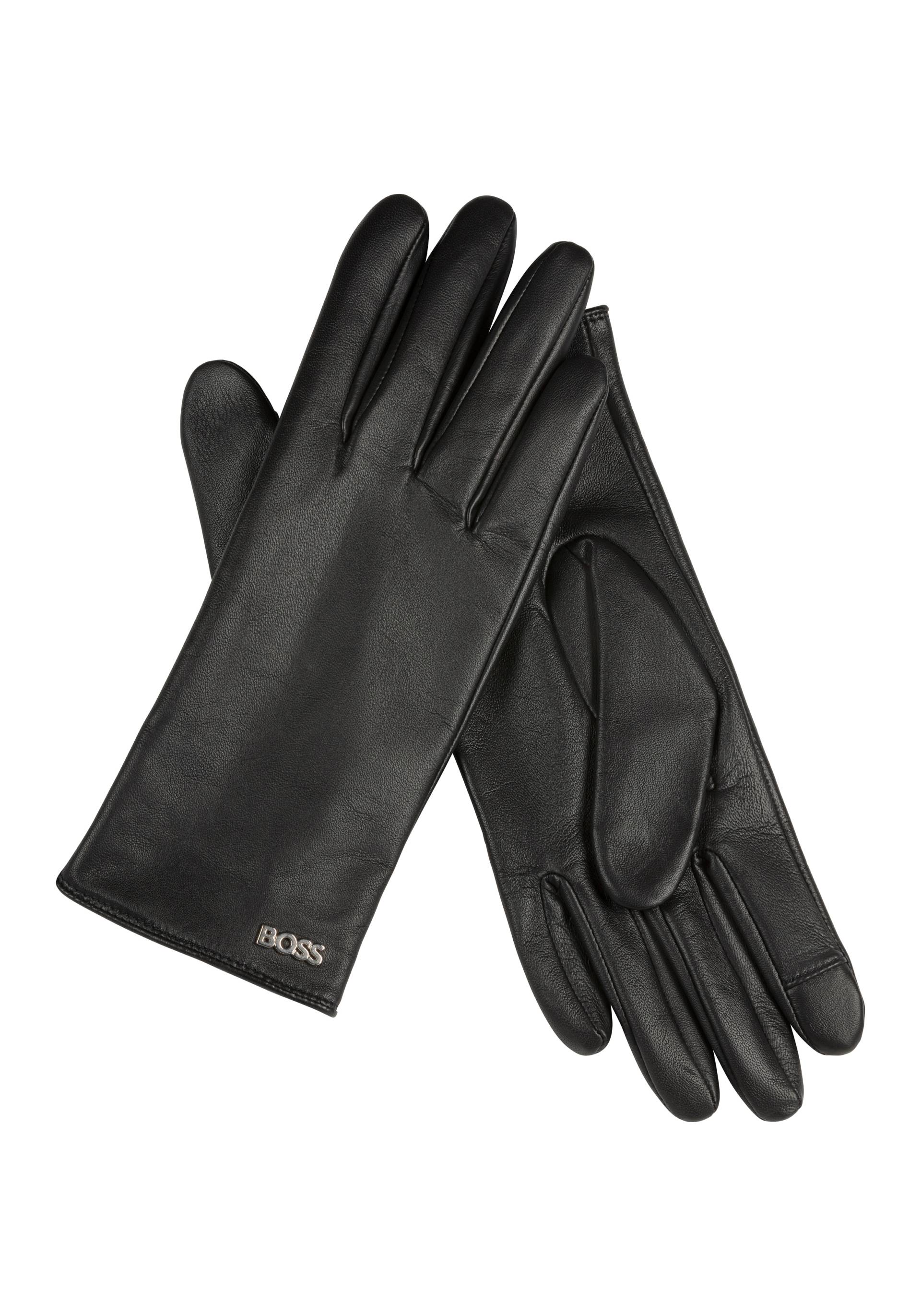 BOSS Lederhandschuhe »Gueen-ME«, mit Touch Tech Fingertips BOSS Lederhandschuhe »Gueen-ME«, mit Touch Tech Fingertips von Boss