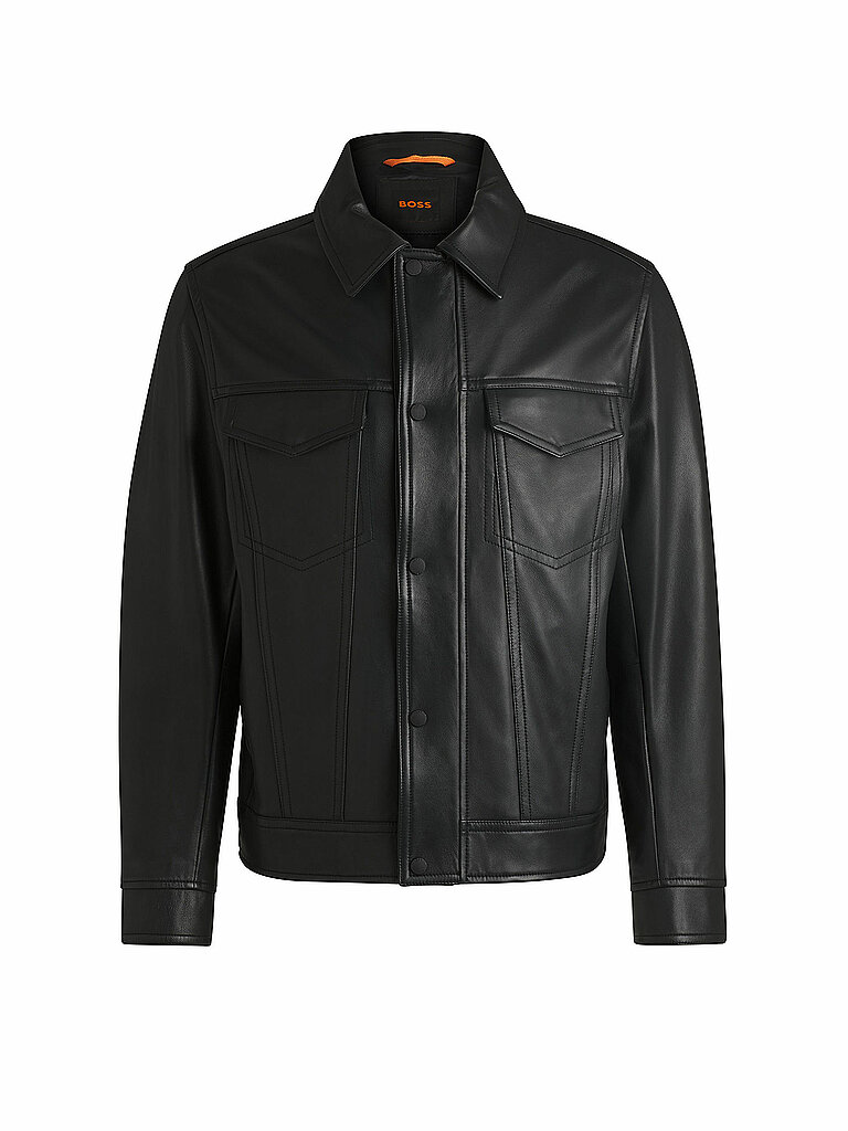 BOSS Lederjacke JOCRUZ schwarz | 46 von Boss