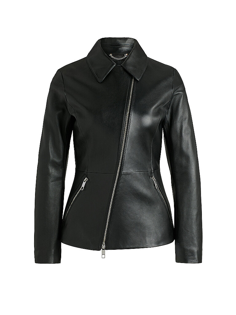 BOSS Lederjacke SASILIA schwarz | 34 von Boss