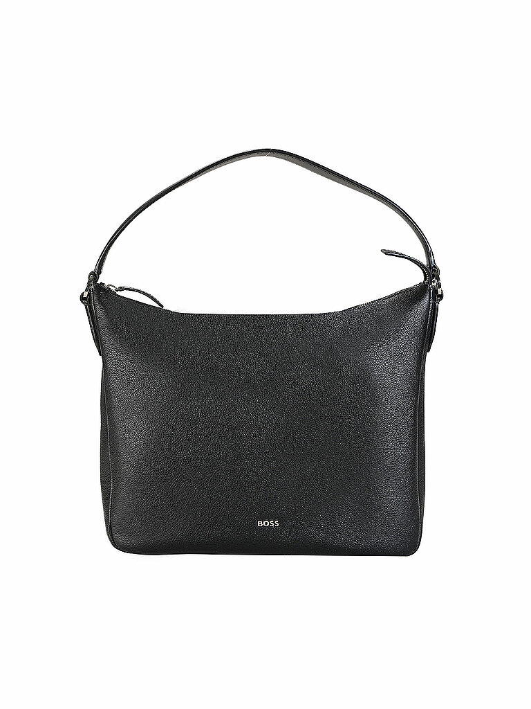 BOSS Ledertasche - Hobo Bag ALYCE Medium schwarz von Boss