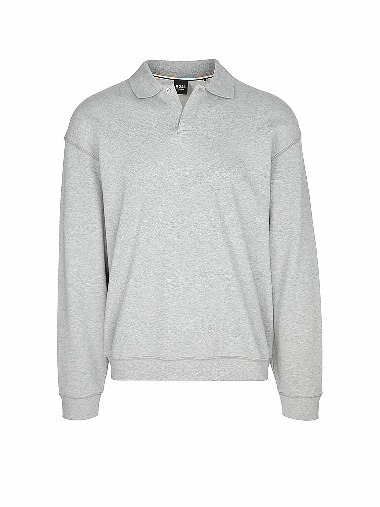 BOSS Loungewear Sweater hellgrau | L von Boss