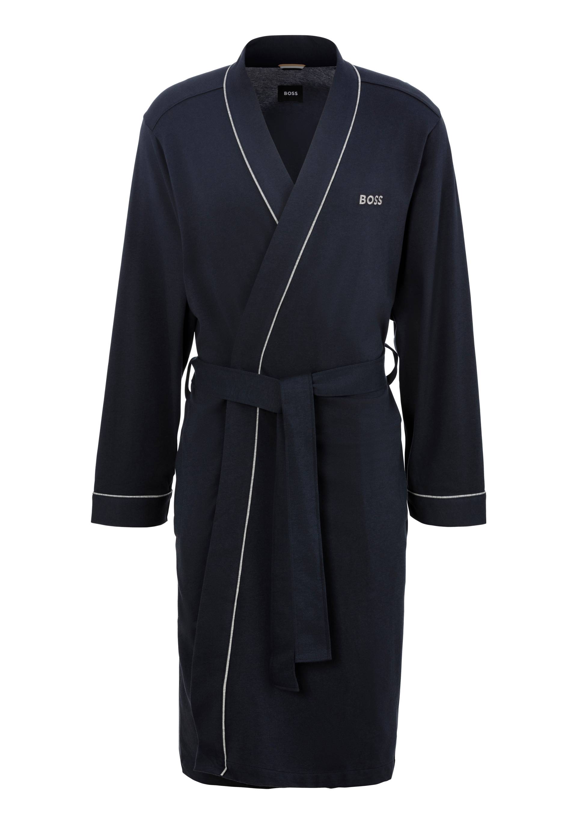 BOSS Morgenmantel »Kimono BM«, mit Logostickerei von Boss