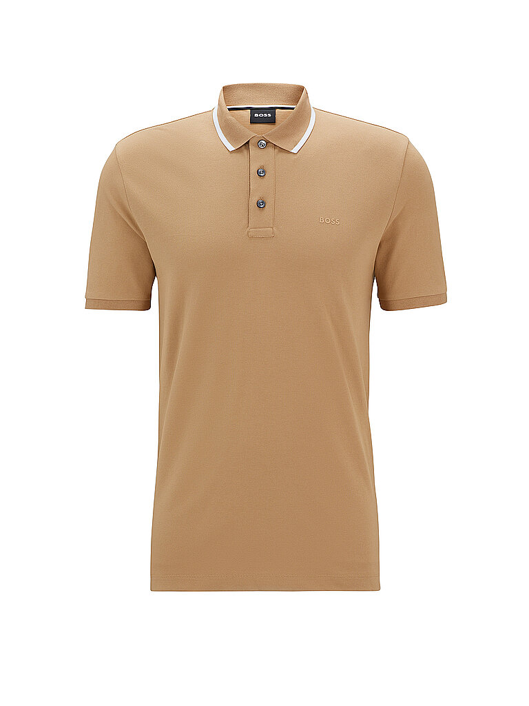 BOSS Poloshirt PARLAY 190 camel | L von Boss