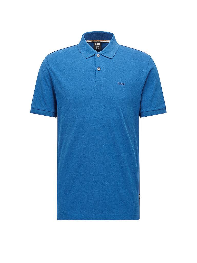 BOSS Poloshirt Regular Fit PALLAS blau | L von Boss