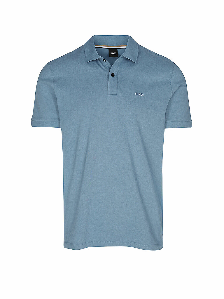 BOSS Poloshirt Regular Fit PALLAS blau | M von Boss