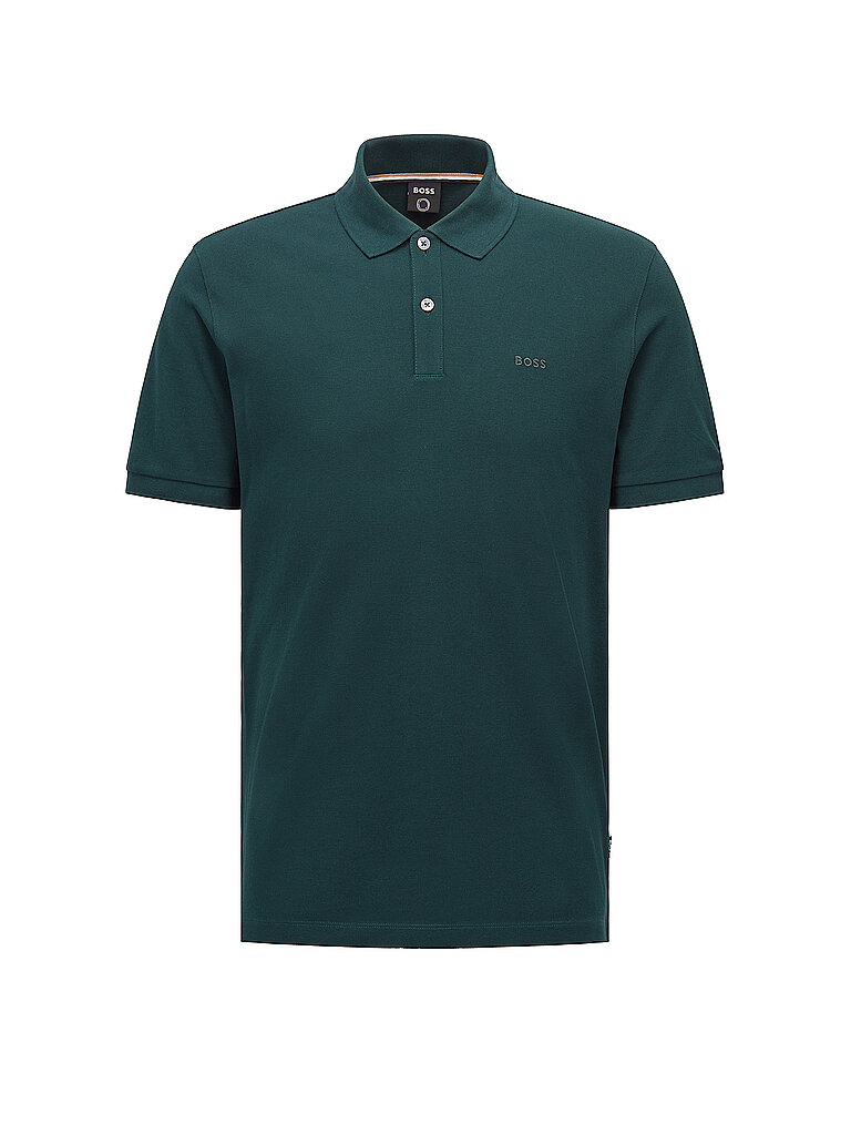 BOSS Poloshirt Regular Fit PALLAS dunkelgrün | S von Boss