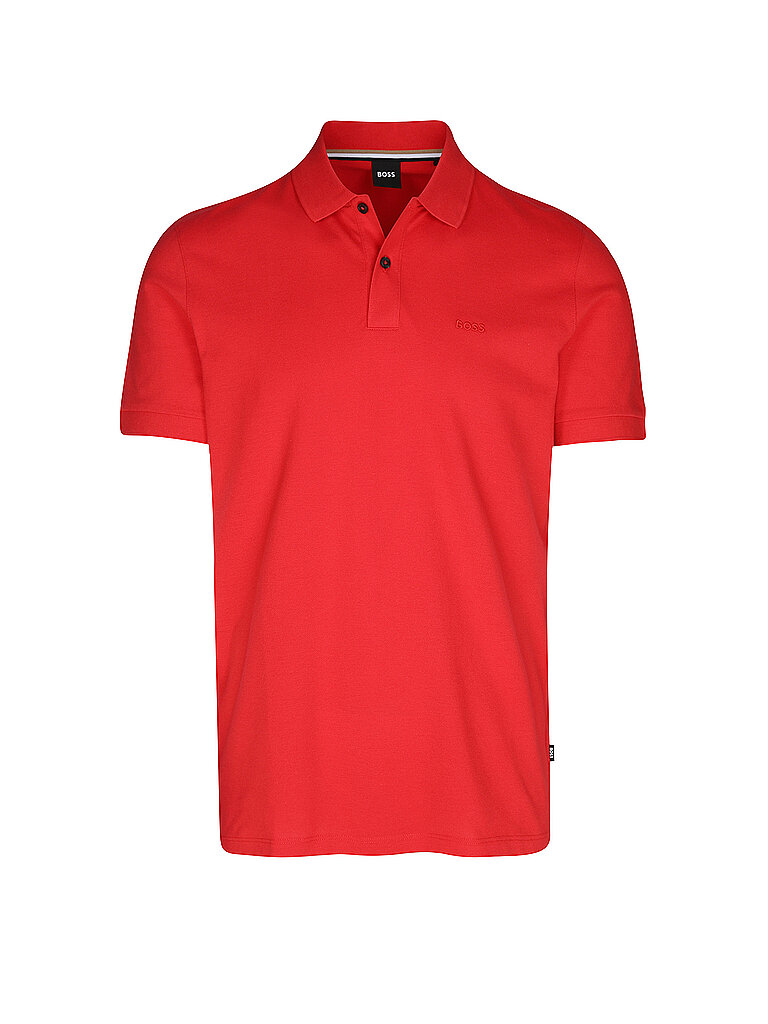 BOSS Poloshirt Regular Fit PALLAS rot | L von Boss