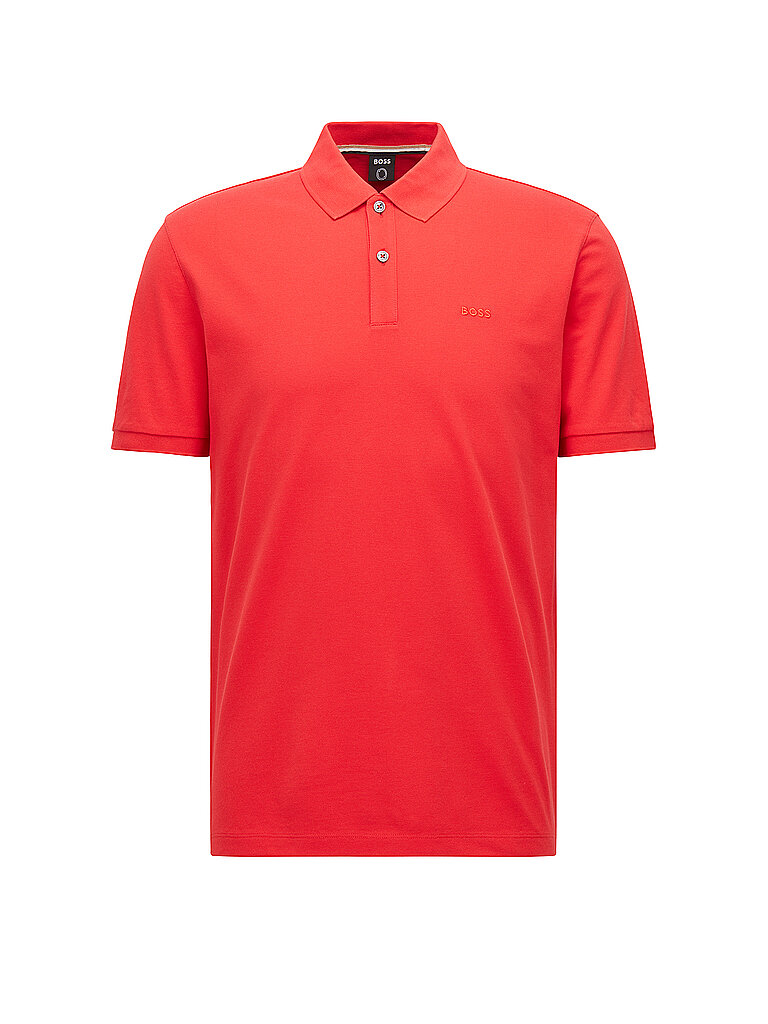 BOSS Poloshirt Regular Fit PALLAS rot | L von Boss