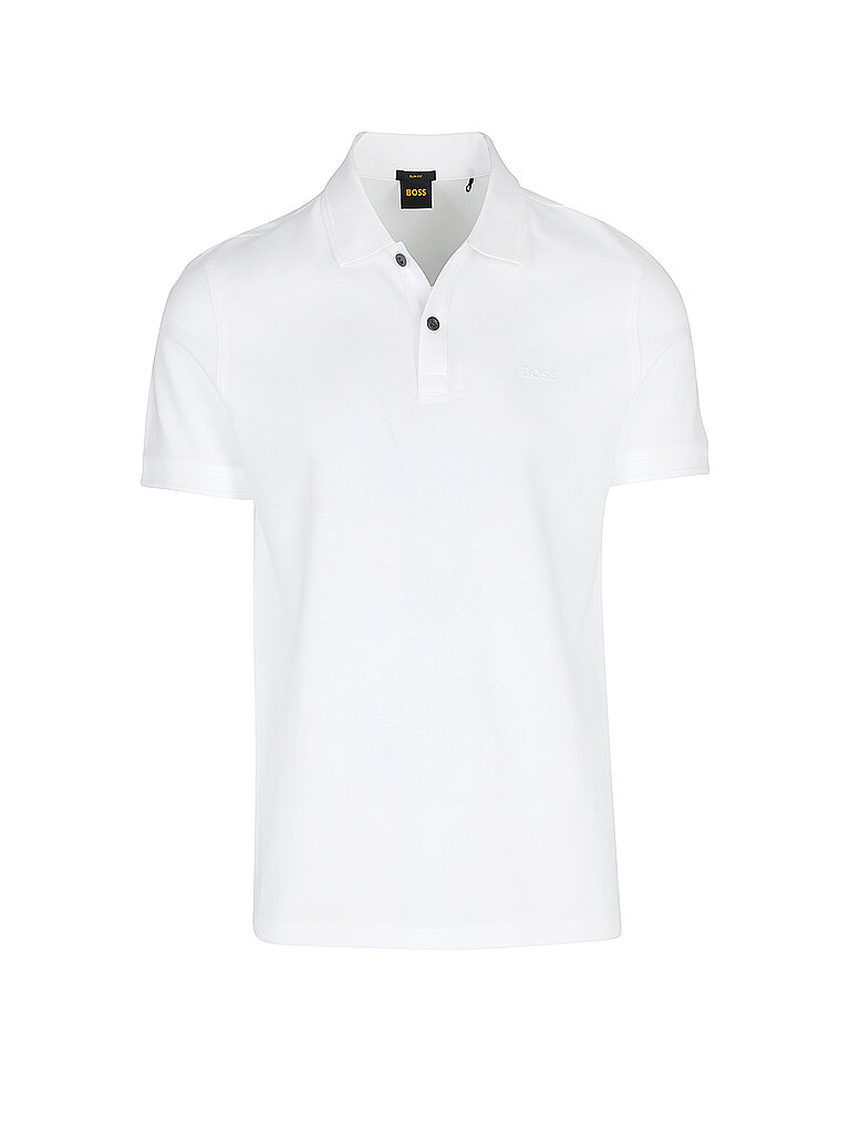 BOSS Poloshirt Regular Fit PRIME weiss | L von Boss