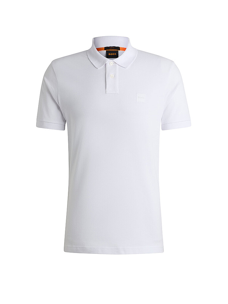 BOSS Poloshirt Slim Fit PASSENGER weiss | M von Boss