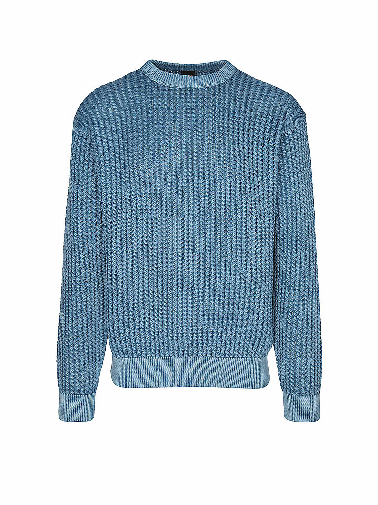 BOSS Pullover AGOLAN hellblau | L von Boss