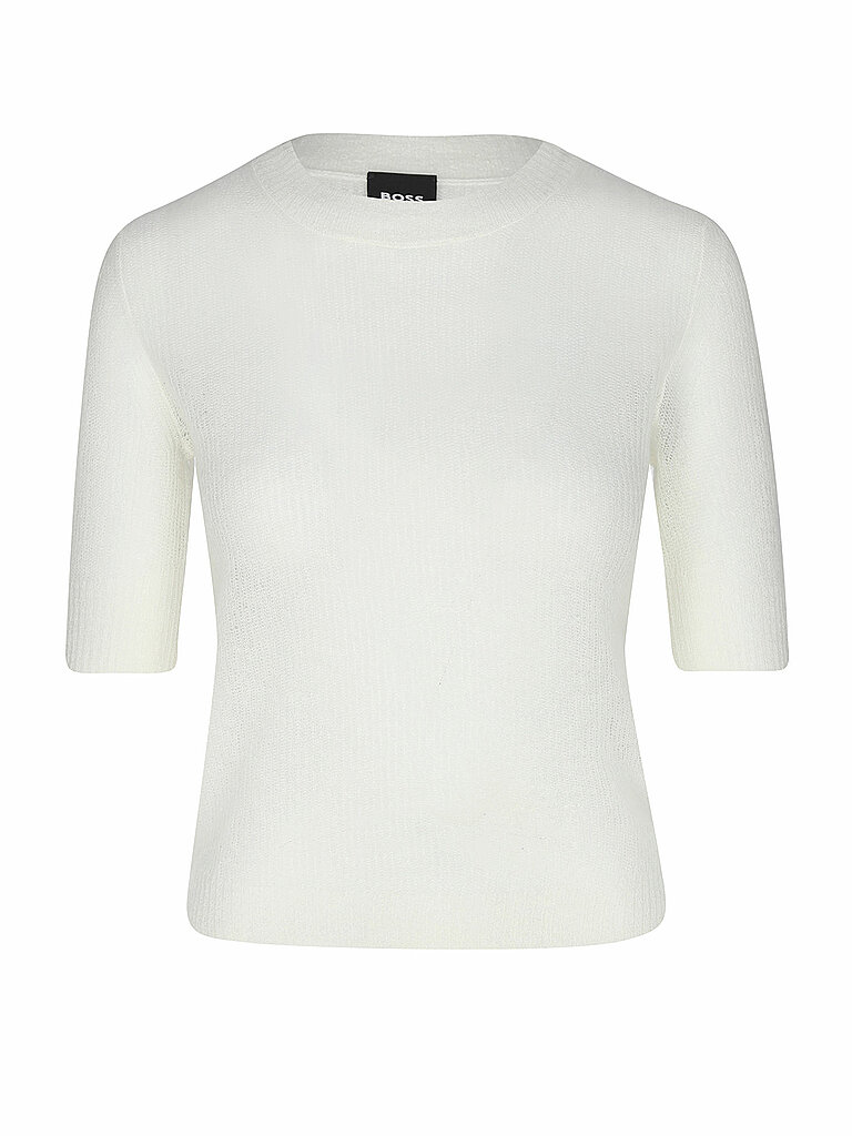 BOSS Pullover FUSIONNA weiss | L von Boss