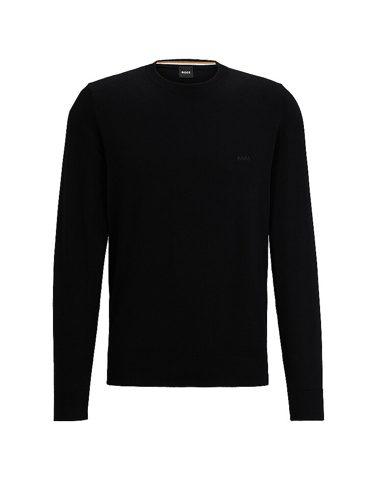 BOSS Pullover Regular Fit PACAS-L  schwarz | L von Boss