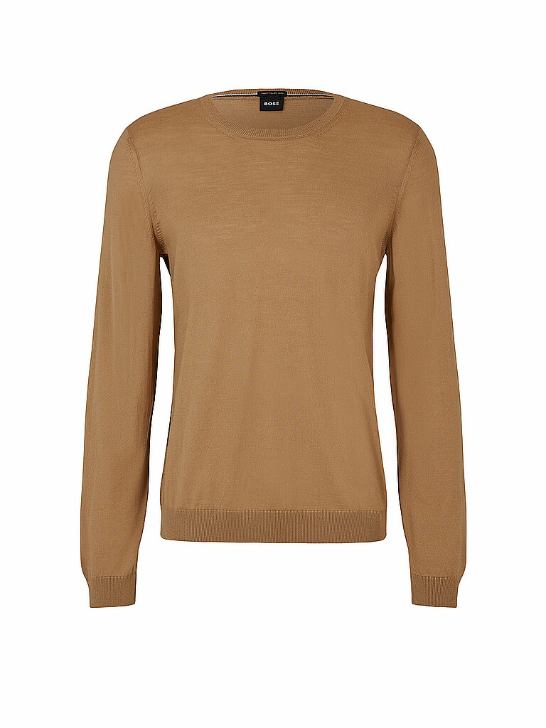 BOSS Pullover Slim Fit LENO-P camel | L von Boss