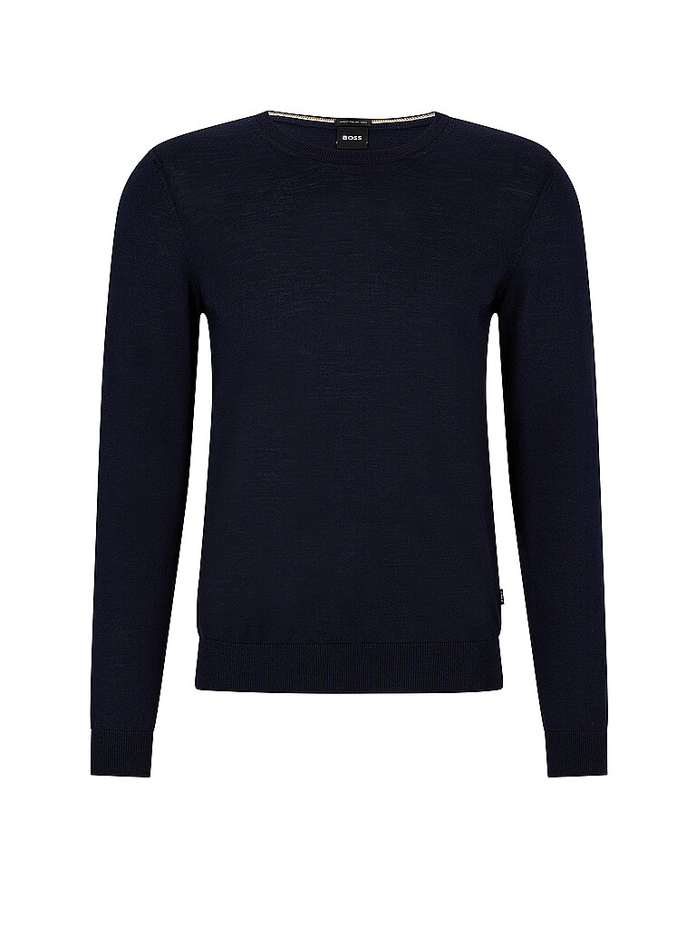 BOSS Pullover Slim Fit LENO-P dunkelblau | L von Boss