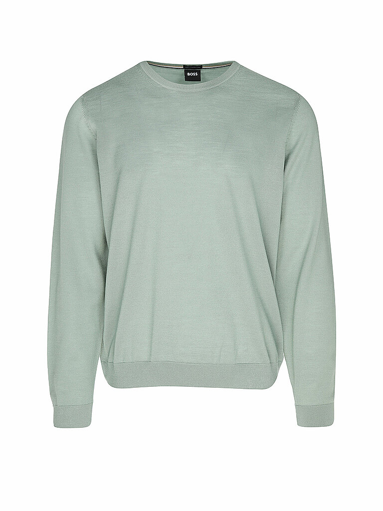 BOSS Pullover Slim Fit LENO-P hellgrün | XXL von Boss