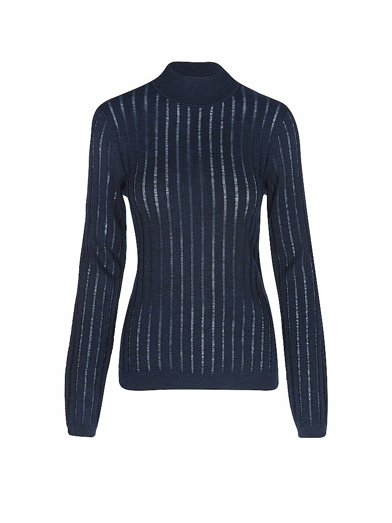 BOSS Rollkragenpullover FATIRAMI blau | L von Boss