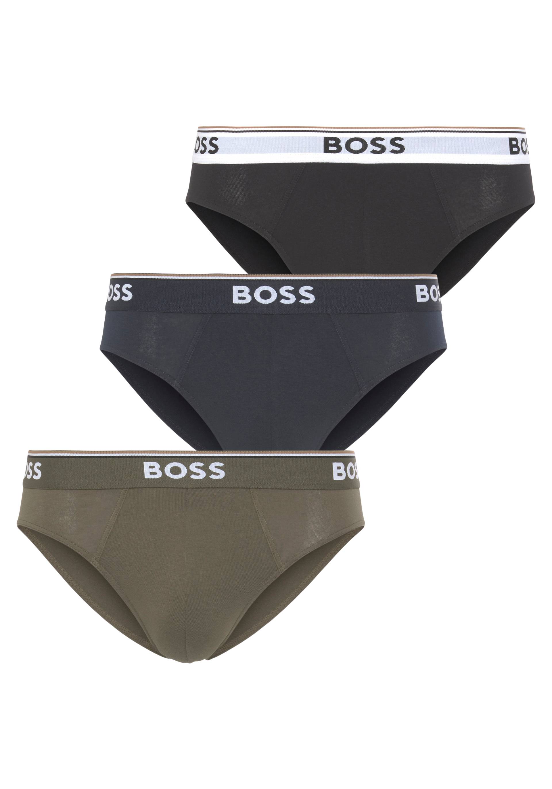 BOSS Slip »Brief 3P Power«, (Packung, 3er), mit Logoschriftzug am Bund von Boss