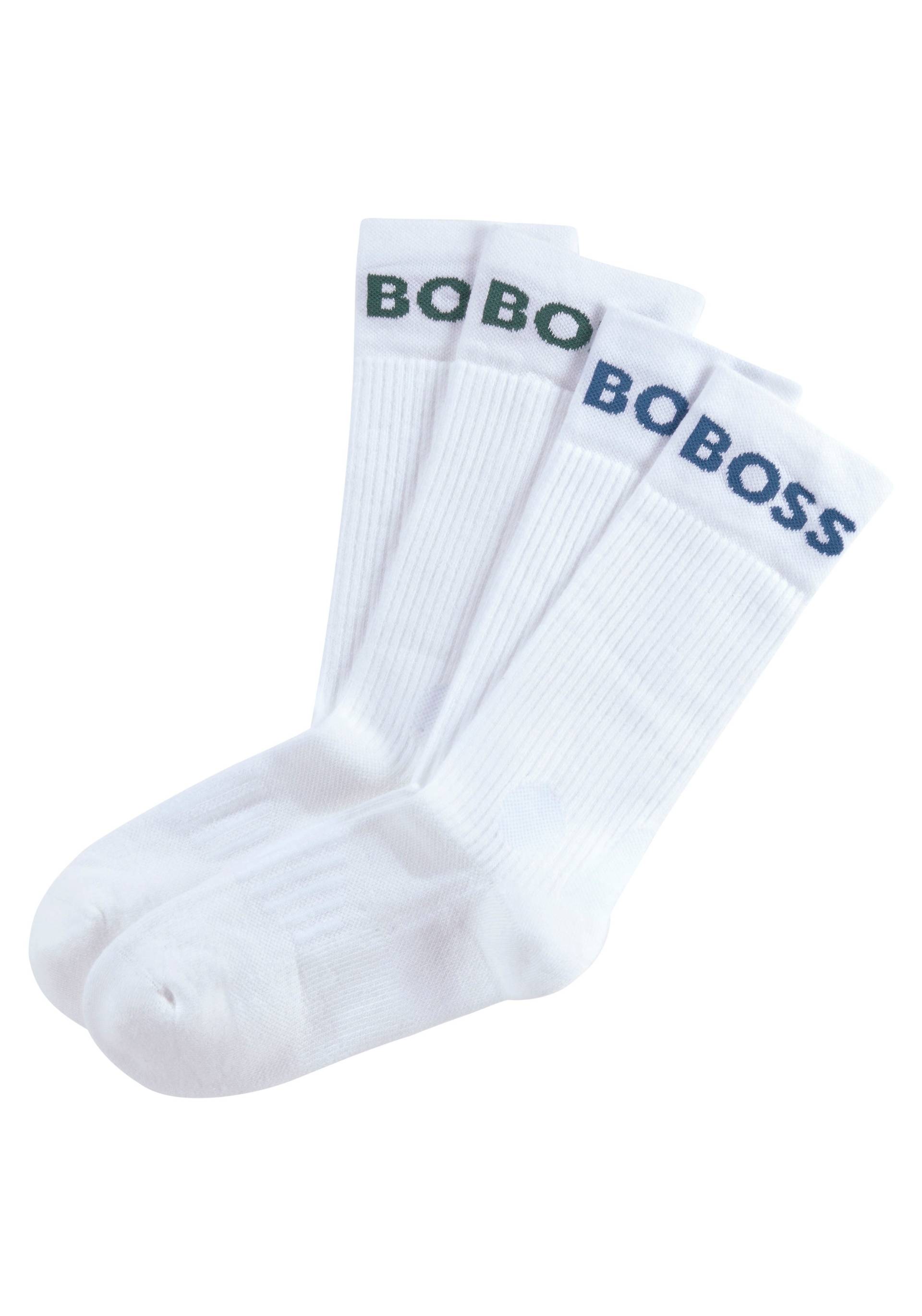 BOSS Socken »2P RS Sport Col CC«, (2 Paar), mit Logostickereien von Boss