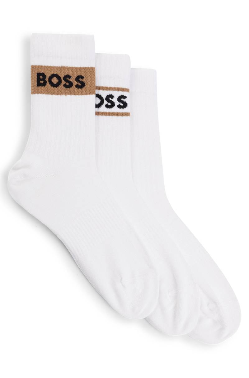 BOSS Socken »3P QS Giftset Ico«, (Packung, 2 Paar), mit HUGO Schriftzug von Boss