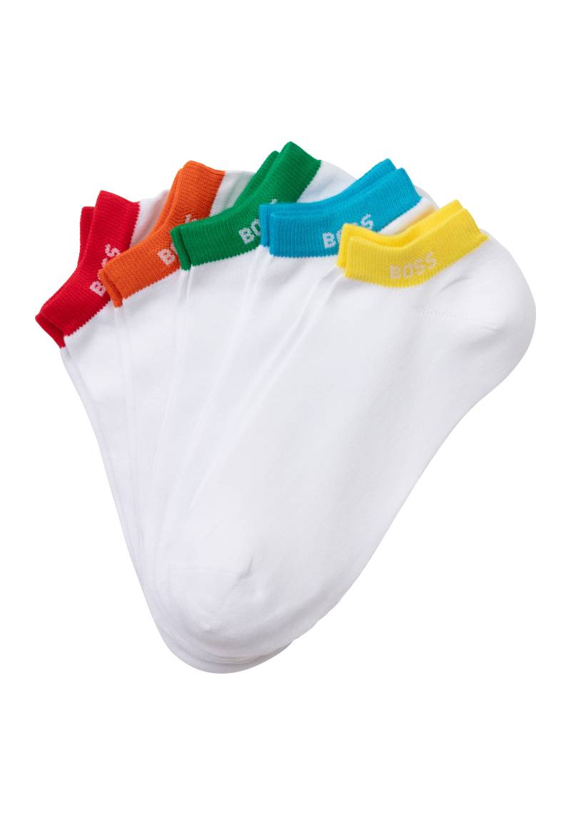 BOSS Socken »5P AS Rainbow CC«, (Packung, 5 Paar), mit Markenlogo von Boss