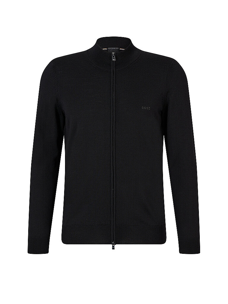 BOSS Strickjacke schwarz | L von Boss