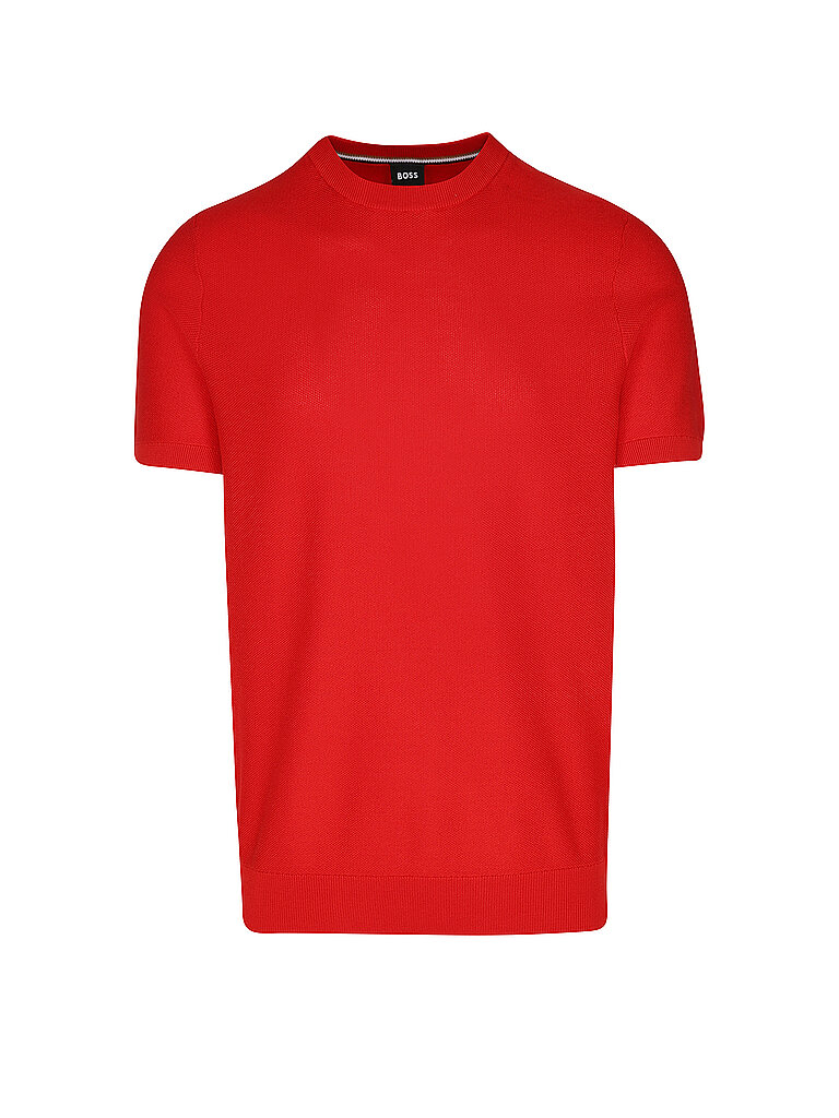BOSS Strickshirt TANTINO rot | XL von Boss