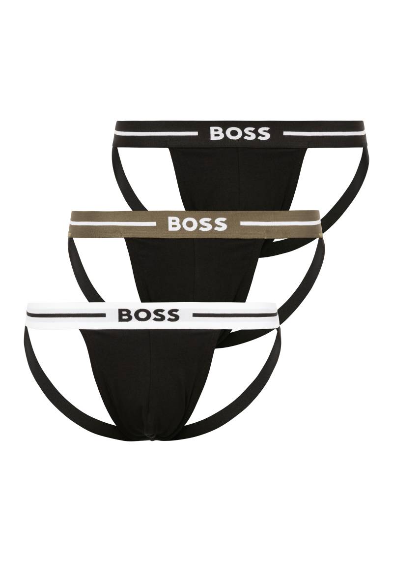 BOSS String »Jockstrap 3P Bold«, (Packung, 3 St., 3er-Pack), mit elastischem Bund von Boss