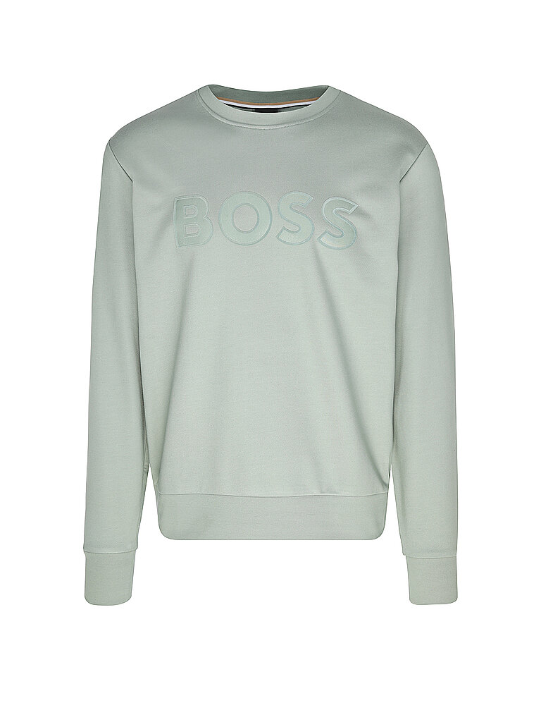 BOSS Sweater SOLERI hellgrün | L von Boss