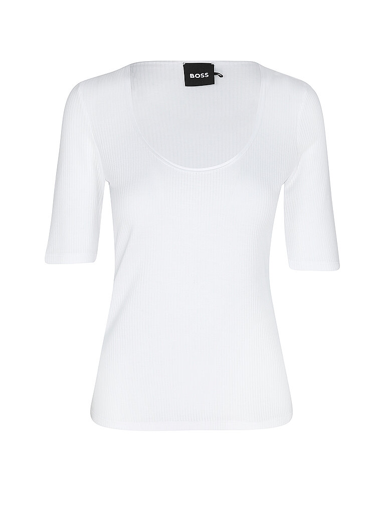 BOSS T-Shirt EJITA weiss | L von Boss