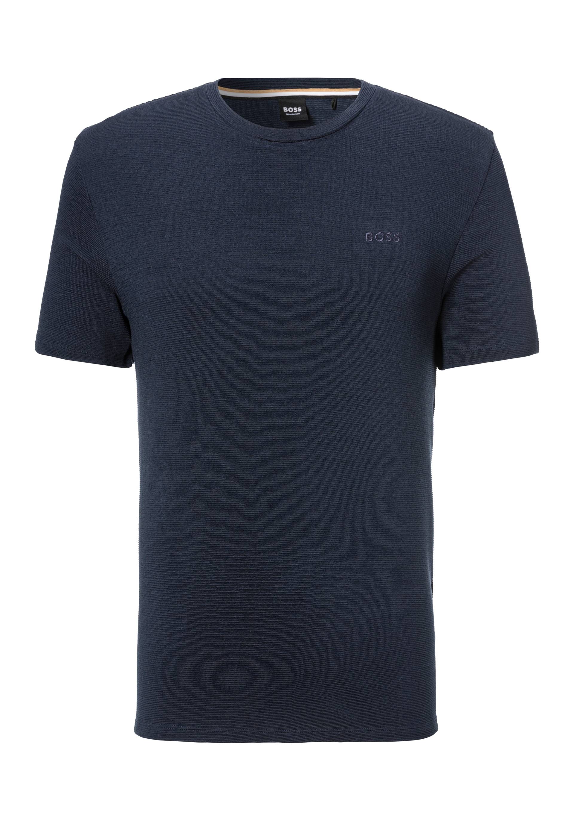 BOSS T-Shirt »Rib T-Shirt«, mit BOSS Stickerei von Boss