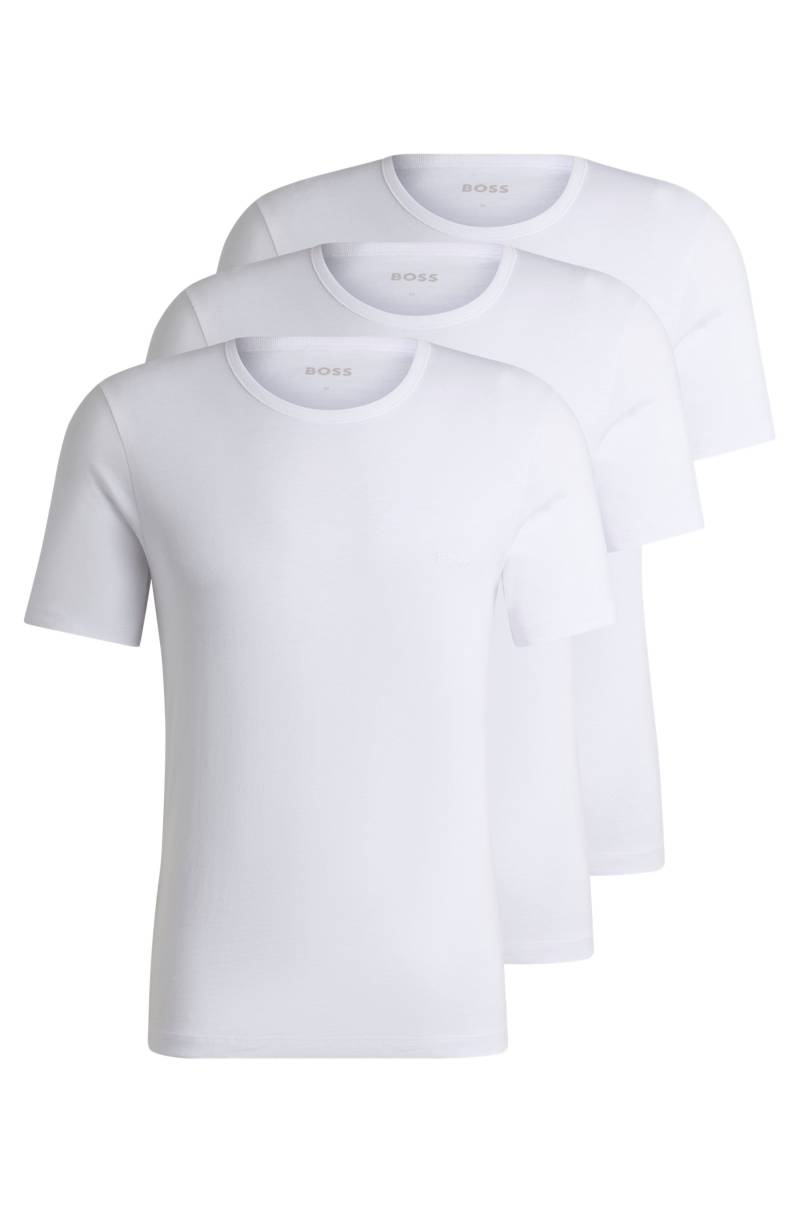 BOSS T-Shirt »Rundhals BOSS ONE x David Beckham«, (Packung, 3 tlg., 3er-Pack), mit dezentem BOSS Logo-Print von Boss