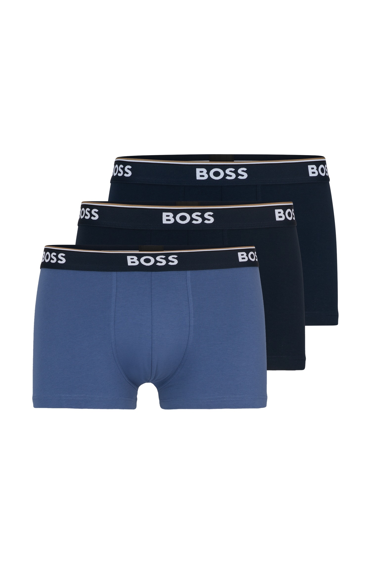 BOSS Trunk »3P Power«, (Packung, 3 St., 3er), mit Logoschriftzügen am Bund von Boss