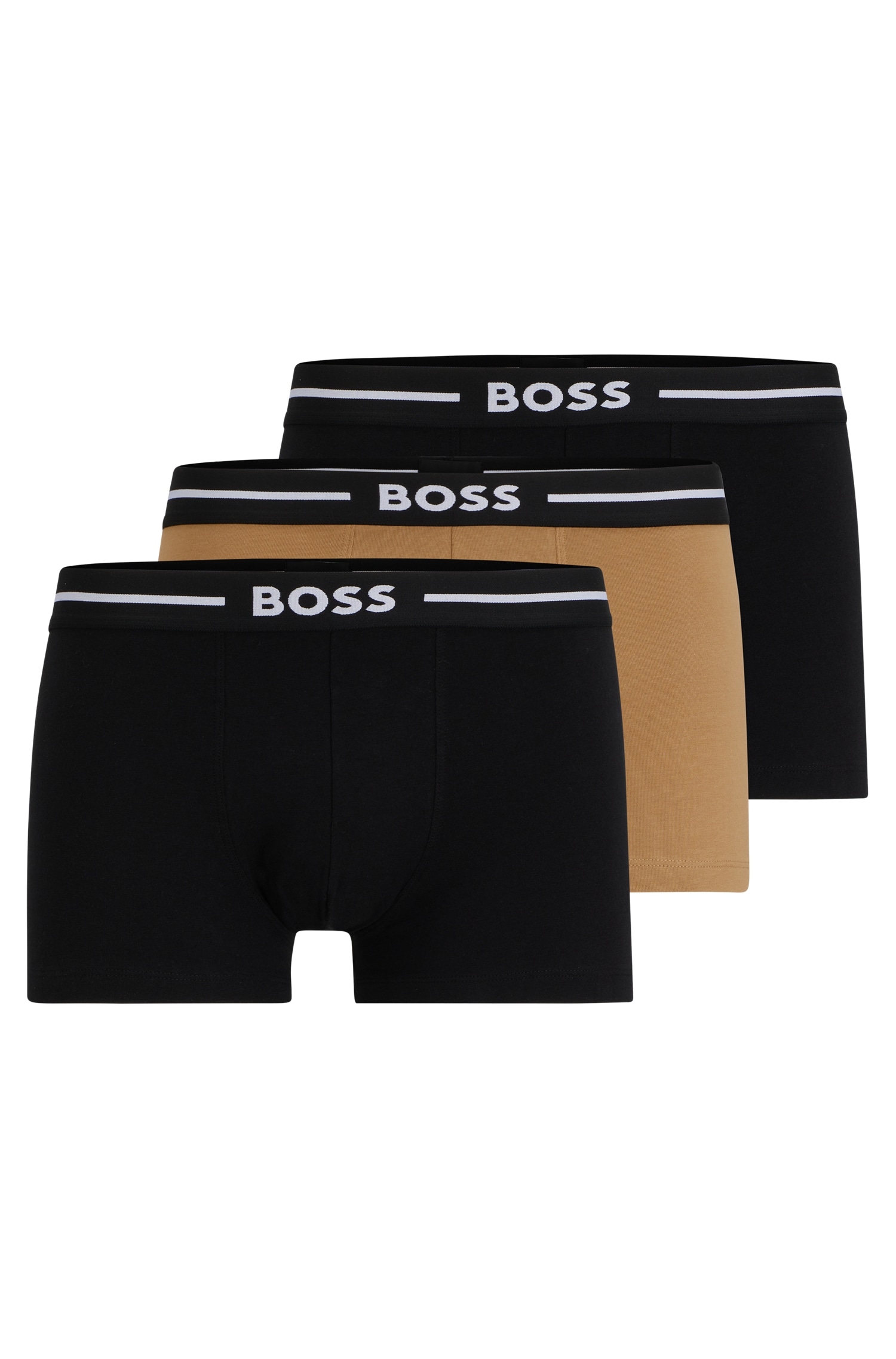 BOSS Trunk »Trunk 3P Bold«, (Packung, 3 St., 3er), mit BOSS Logo auf dem Bund von Boss