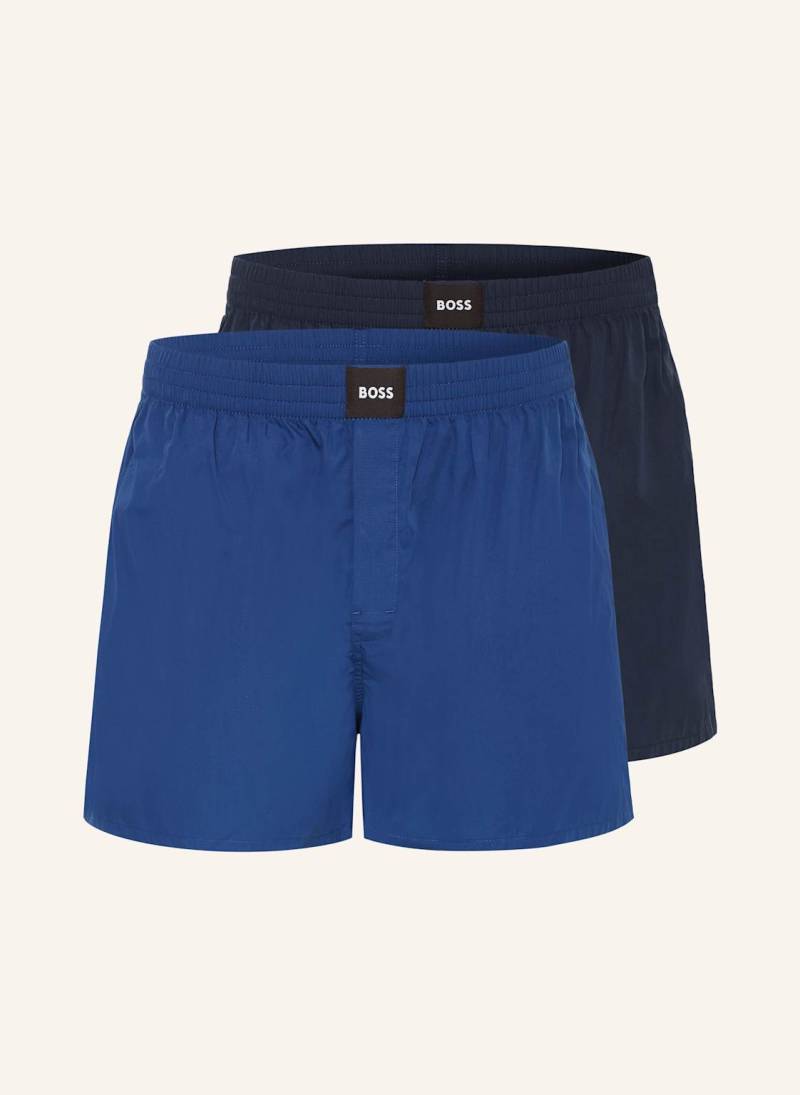 Boss 2er-Pack Boxershorts blau von Boss