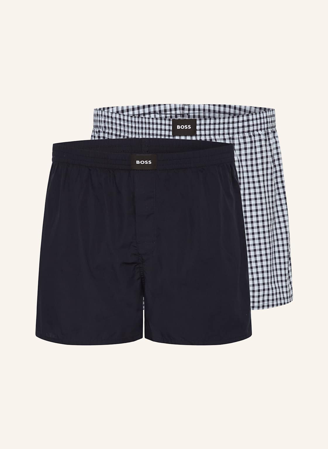 Boss 2er-Pack Boxershorts blau von Boss