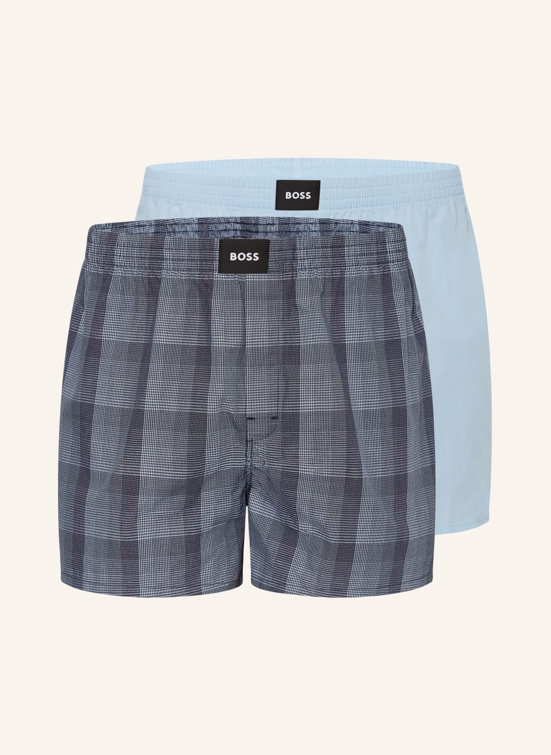 Boss 2er-Pack Boxershorts blau von Boss