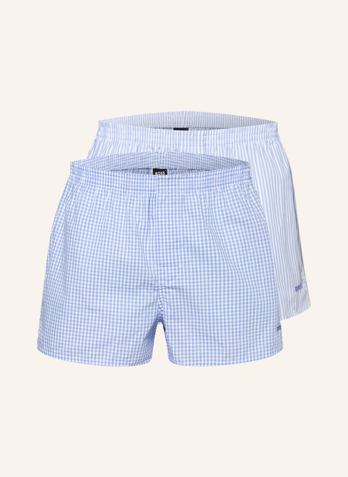 Boss 2er-Pack Web-Boxershorts blau Boss 2er-Pack Web-Boxershorts blau von Boss