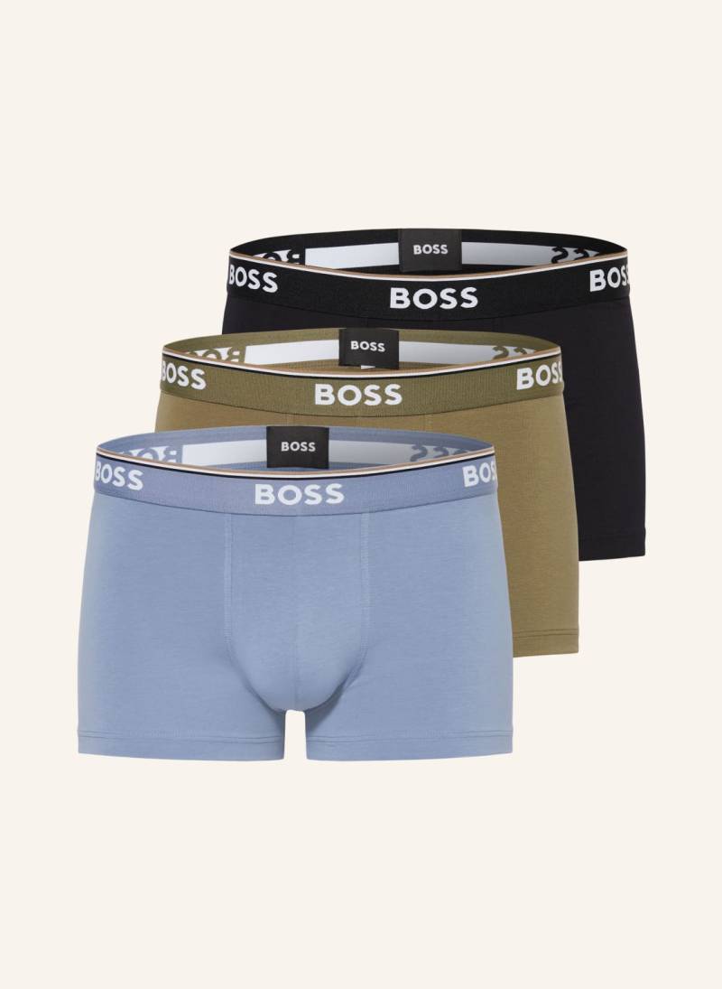 Boss 3er-Pack Boxershorts Power gruen von Boss