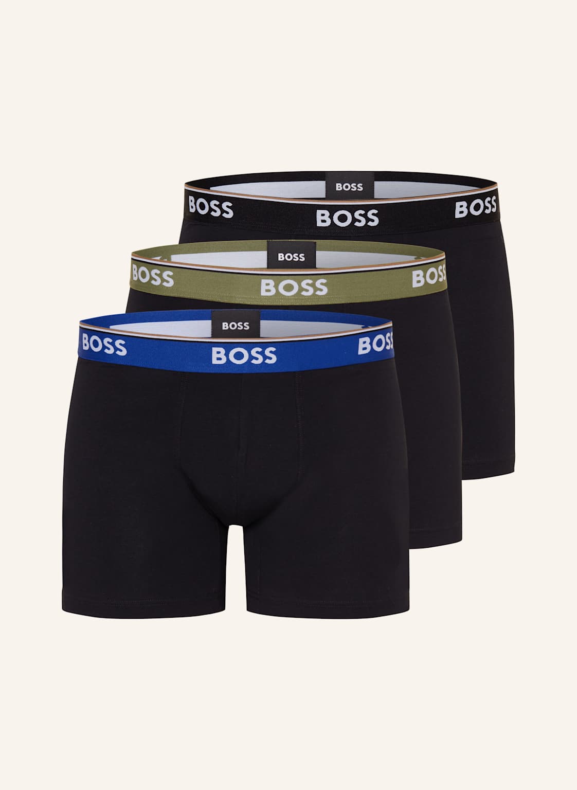 Boss 3er-Pack Boxershorts Power gruen Boss 3er-Pack Boxershorts Power gruen von Boss
