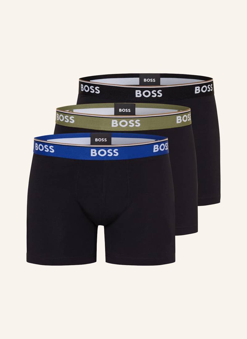 Boss 3er-Pack Boxershorts Power gruen von Boss