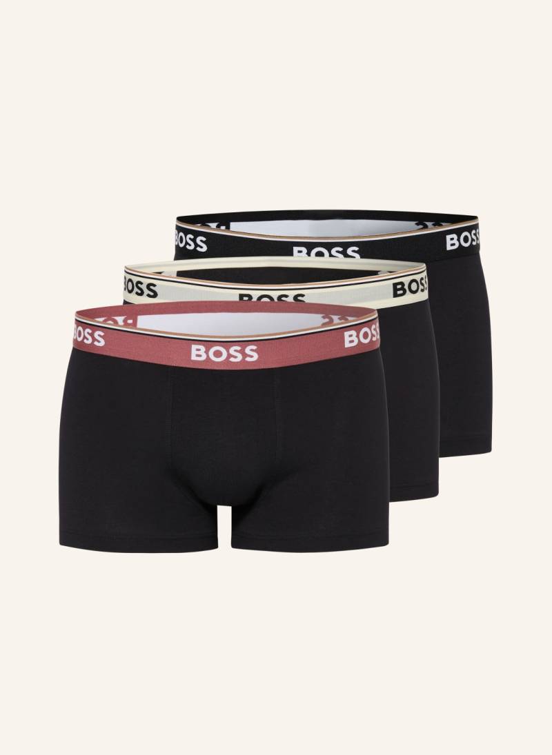 Boss 3er-Pack Boxershorts Power schwarz von Boss