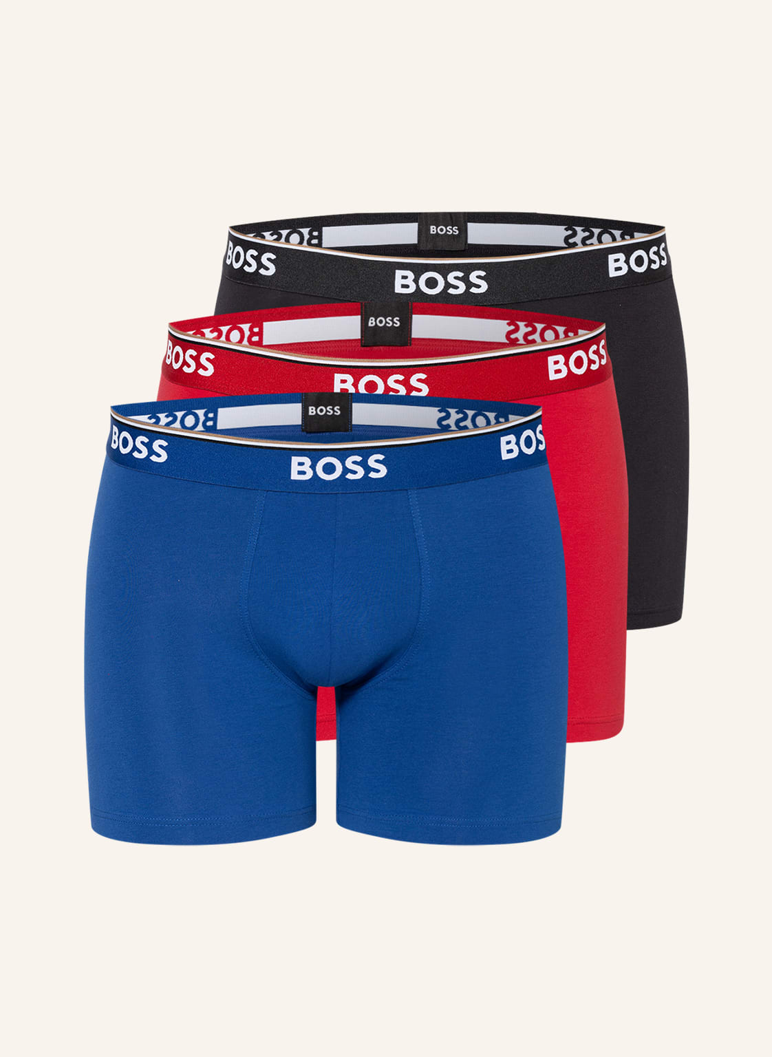 Boss 3er-Pack Boxershorts beige von Boss