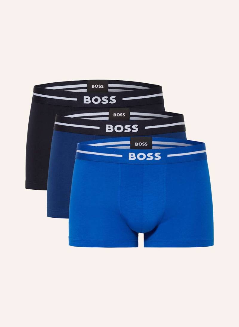 Boss 3er-Pack Boxershorts blau von Boss