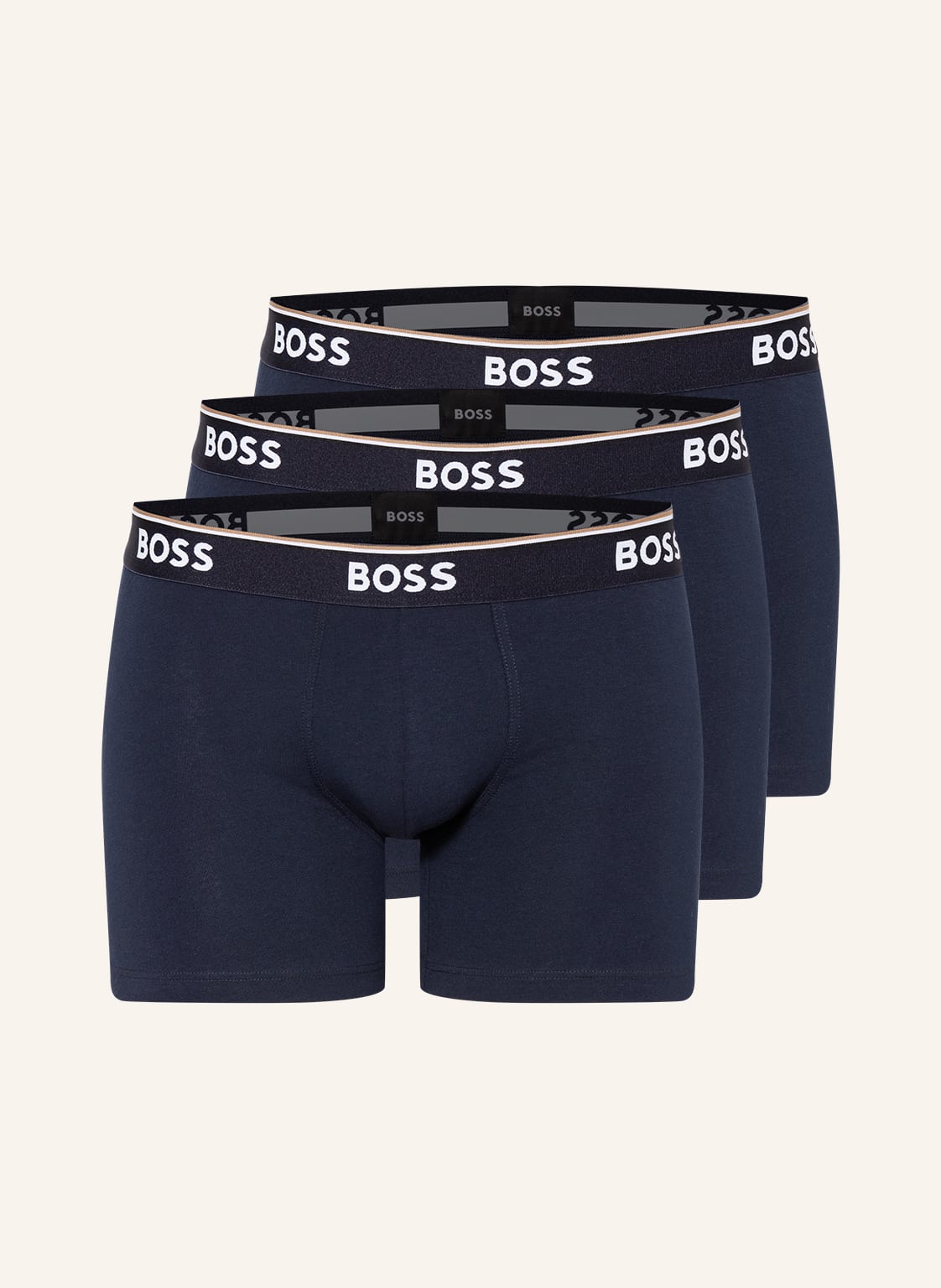 Boss 3er-Pack Boxershorts blau von Boss