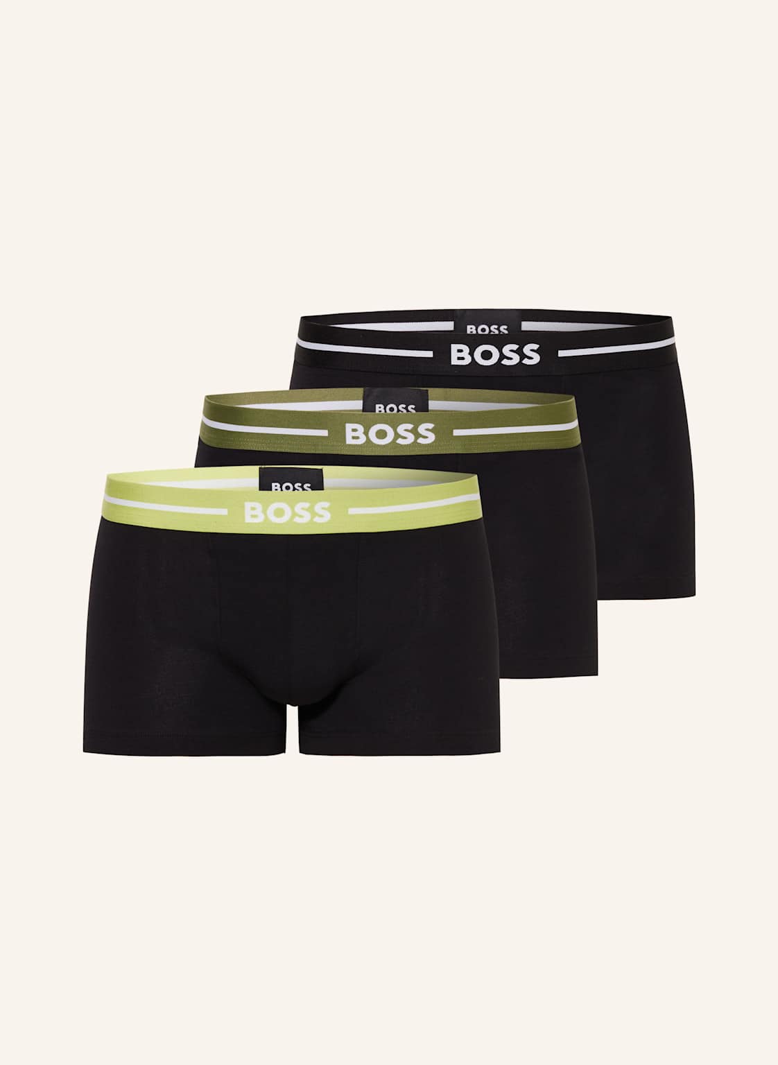 Boss 3er-Pack Boxershorts gruen Boss 3er-Pack Boxershorts gruen von Boss
