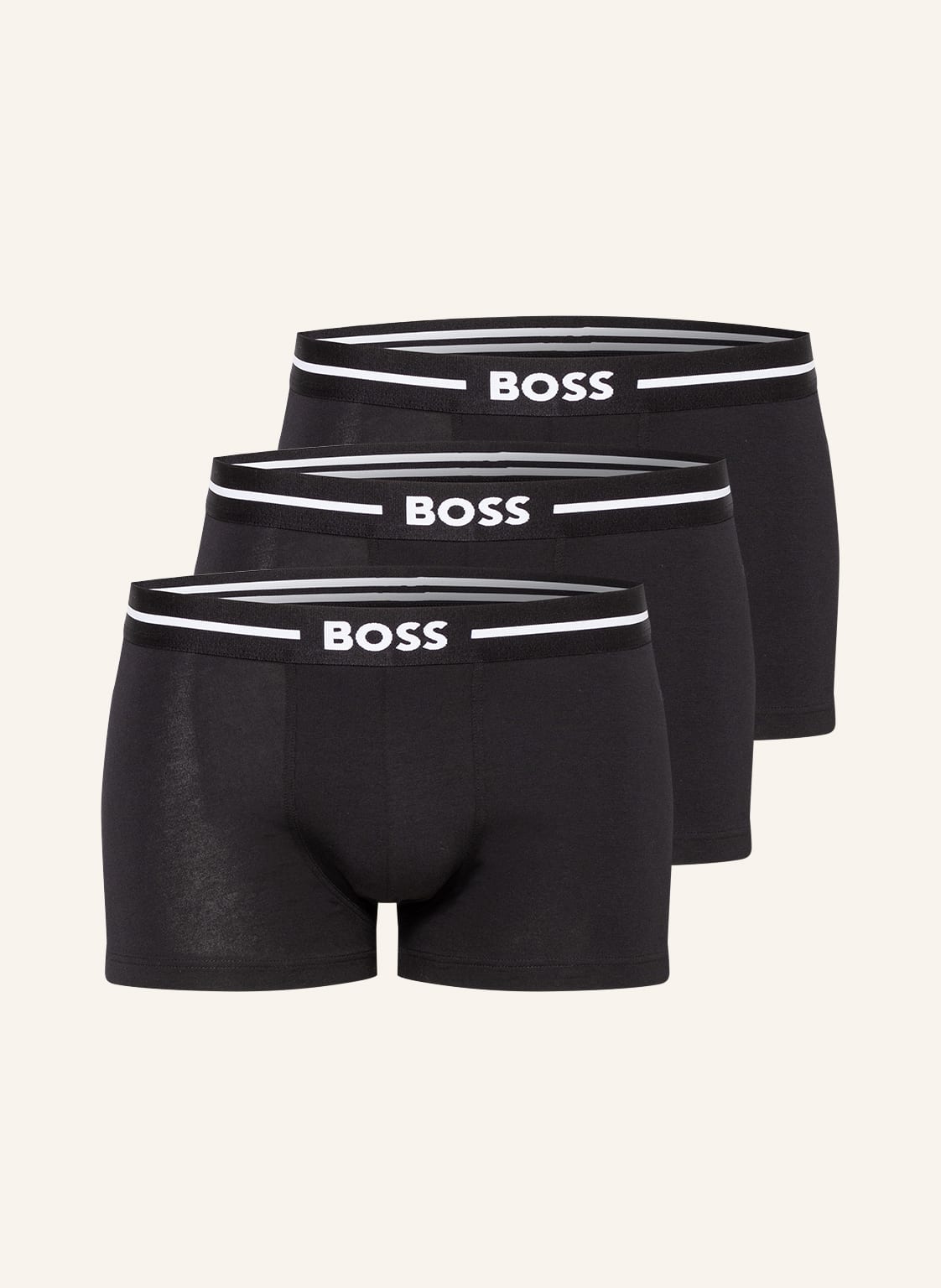 Boss 3er-Pack Boxershorts schwarz Boss 3er-Pack Boxershorts schwarz von Boss